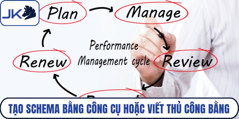 Tạo schema bằng công cụ hoặc viết thủ công bằng